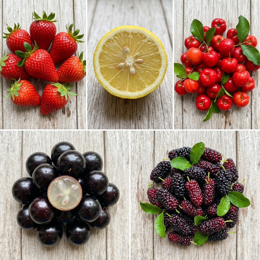 Kit de 5 Frutiferas Anas - Mosaico de Variedades